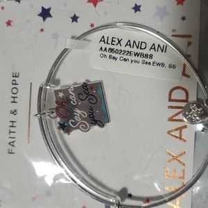 Alex and Ani OH Say Can You See Charm bracelet